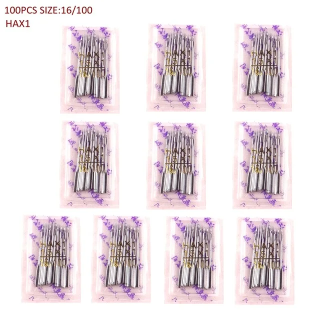 100pcs sewing needles size 16# HAX1 for brother butterfly flyingman Janome singer feiyue toyata domestic machine | Дом и сад