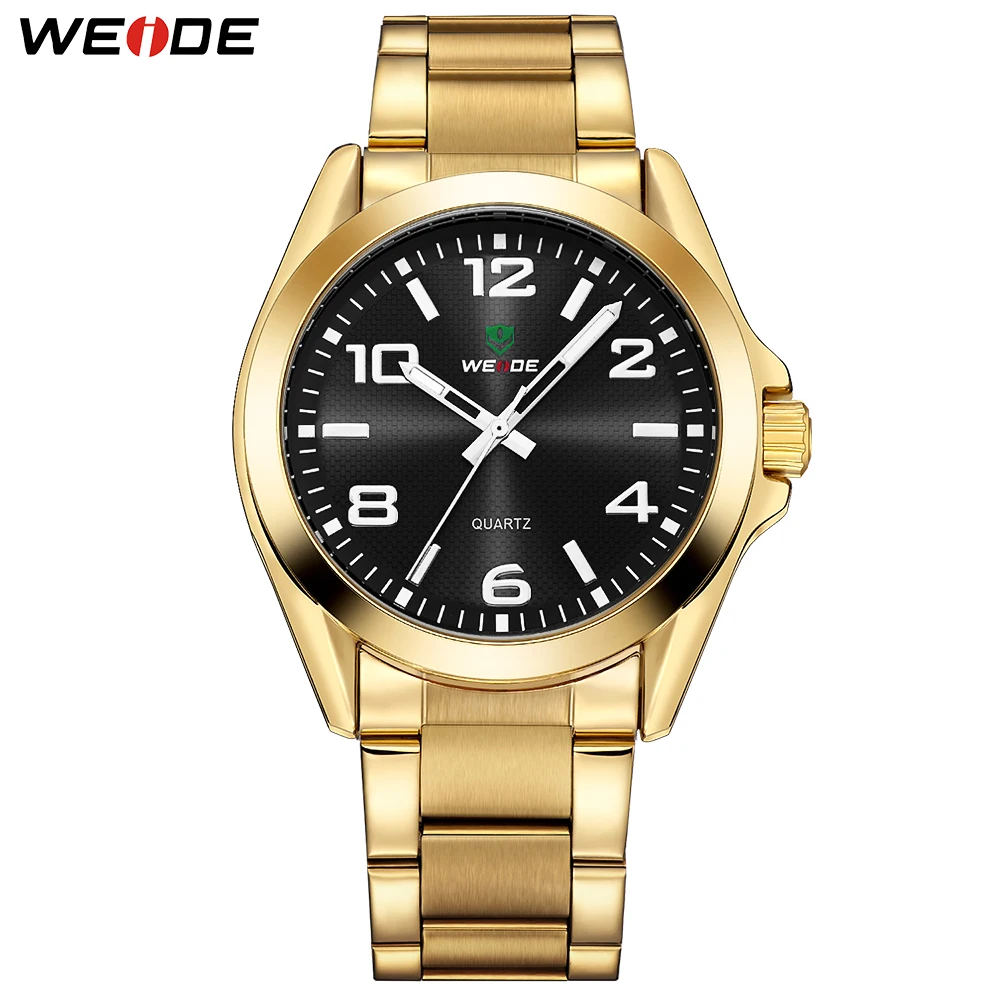 WEIDE Роскошные Брендовые мужские спортивные роскошные Бизнес Золотой чехол с
