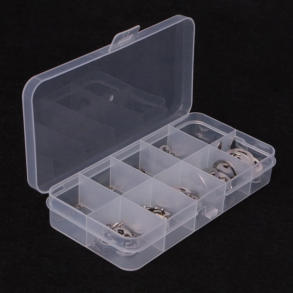 120PCS 1.5mm-10mm E-Clip Assortment Kit Stainless Steel Retaining Circlip Set Washers And Gaskets | Обустройство дома