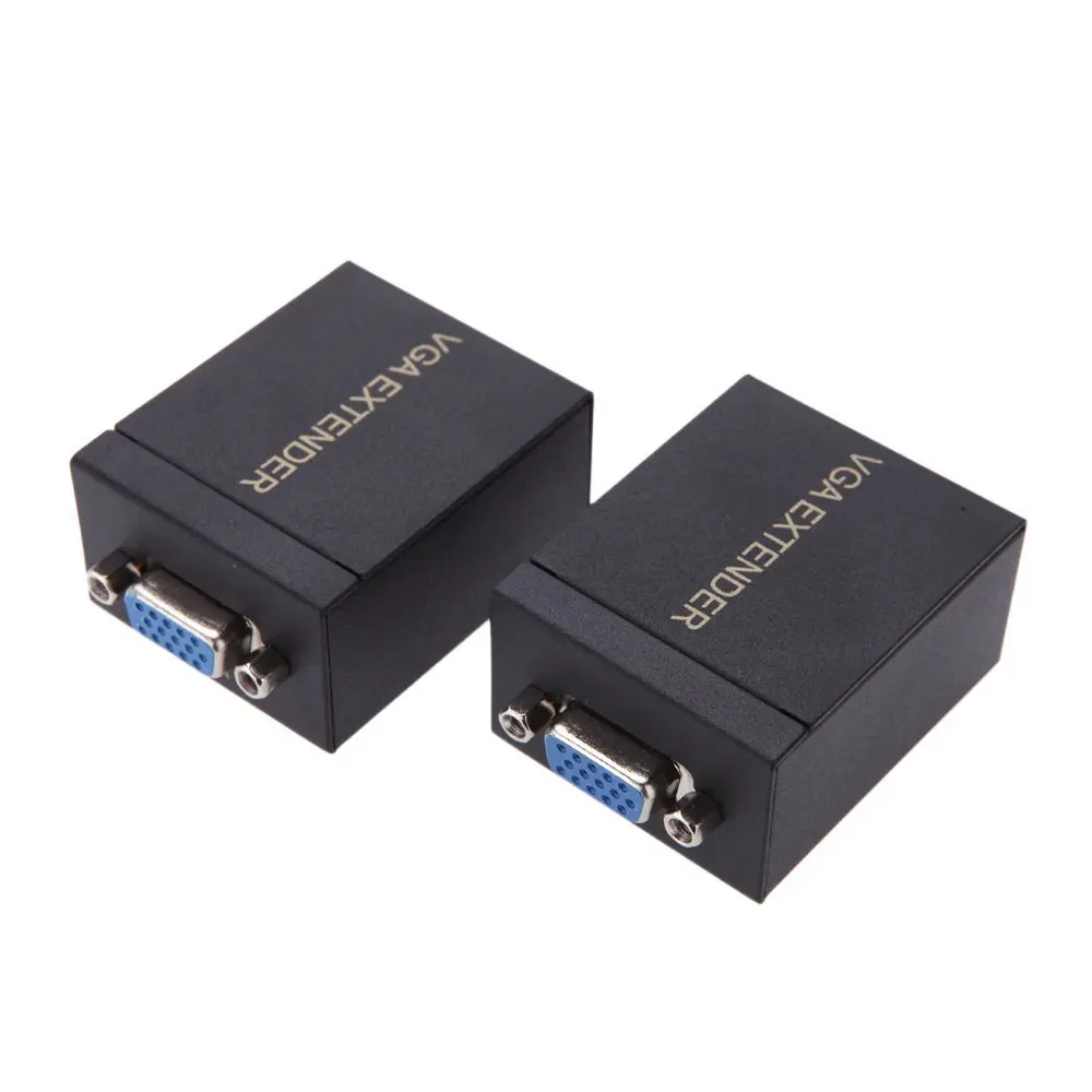 Aikexin 60 м расширитель VGA повторитель по RJ45 Cat5/6 сетевой кабель до UTP (1 передатчик + 1