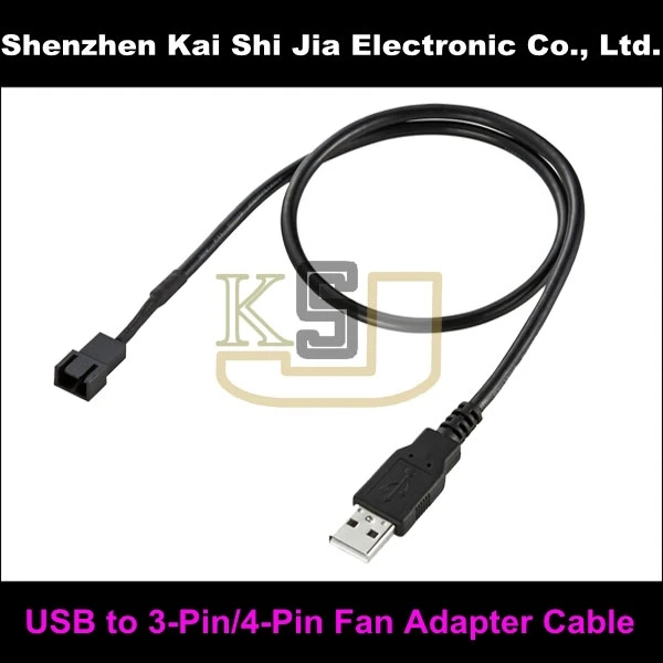 Новый usb кабель адаптер для вентилятора 3Pin/4 pin|usb to|usb to fanadapter cable |