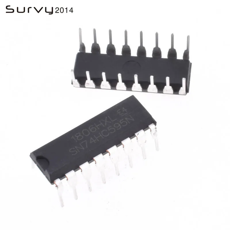 10 шт. SN74HC595N DIP16 SN74HC595 DIP 74HC595N 74HC595 Новый IC | Электронные компоненты и принадлежности