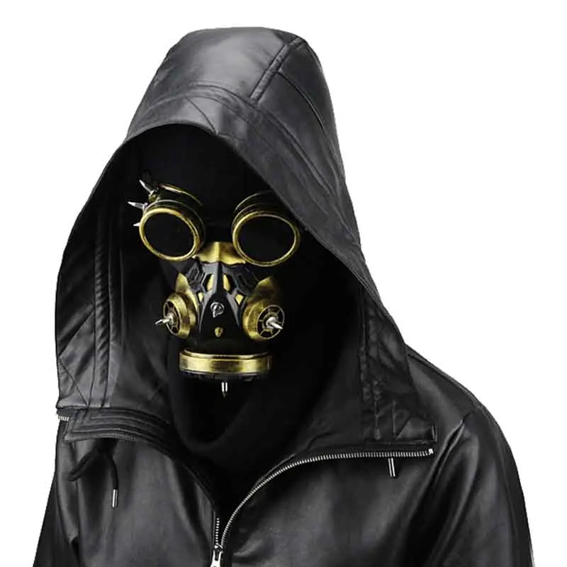 Золотая Мужская/женская маска для карнавала макияжа вечеринки косплея газовая