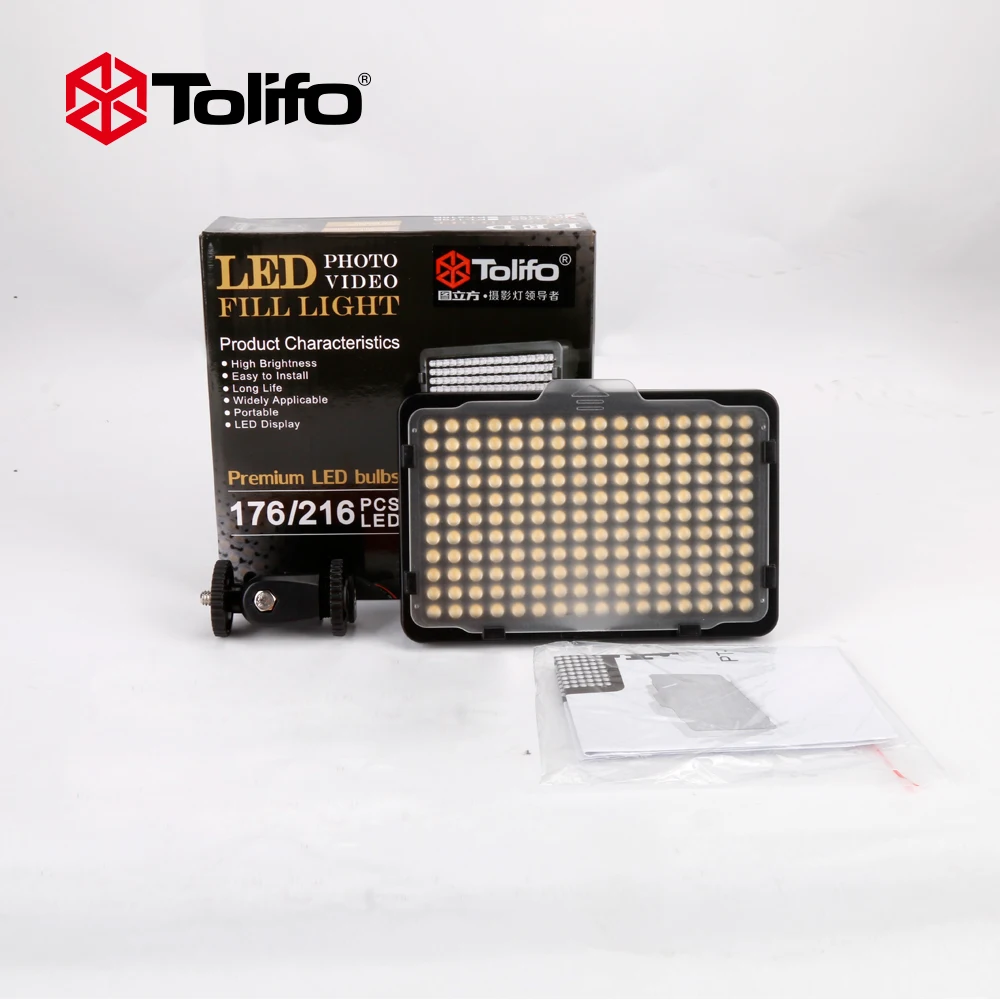 Tolifo Pt 216b 13w ультратонкая диммируемая двухцветная 3200K 5600K Регулируемая яркость