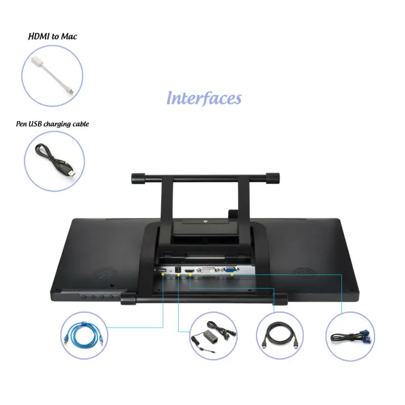 XP Рen 21.5 &quotHD IPS Графический Планшет Интерактивный Монитор Полный Угол Обзора