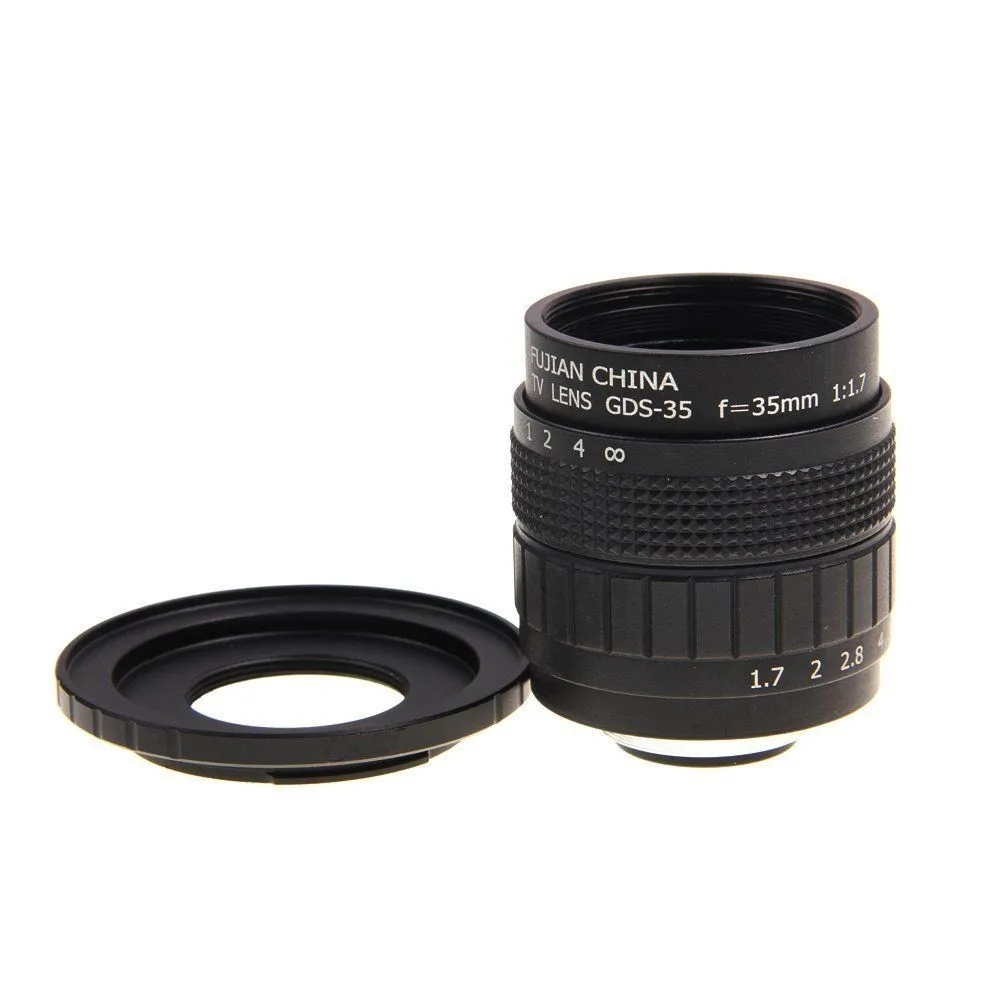 CCTV 35 мм f1.7 кольцо для объектива Fuji Fujifilm X A2 A1 T1 T2 T10 T20 E1/S E2 1M/2 Pro1/T 100F MOUNT|cctv 35mm|35mm f1.735mm