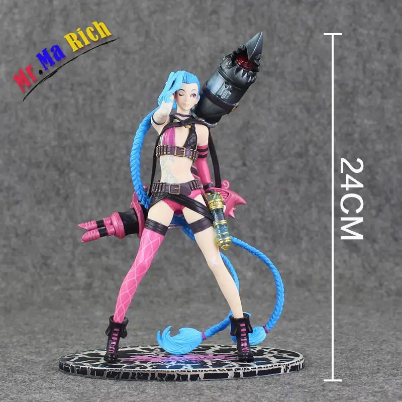 Джинкс Il Loose Cannon в Piedi Ver. Фигурку 1/6 шкала Dipinte Figura Bambola 008 Gioco ПВХ Brinquedos Giocattolo|Игровые
