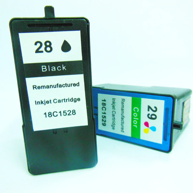 Vilaxh 2PK Black& Цвет картридж с чернилами для принтера Lexmark 28, 29, для Lexmark Z845 X5410 X5490 X5495 X2510 X2530 X2550 принтер