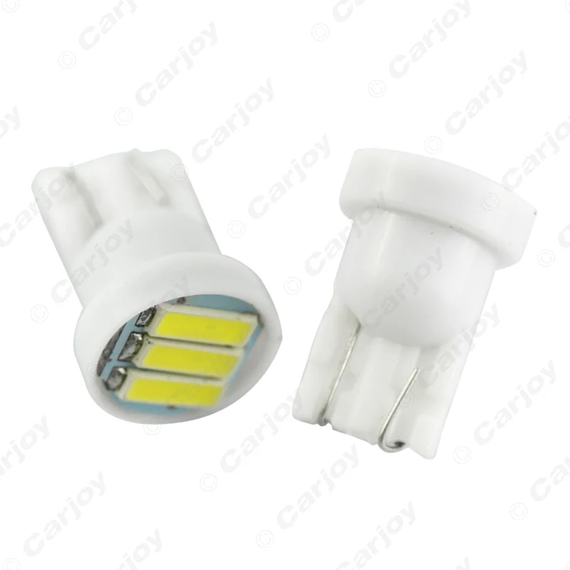 LEEWA 5 шт. супер белый 1 Вт T10 194 168 W5W 7014/7020 3SMD автомобильный боковой Клин хвост