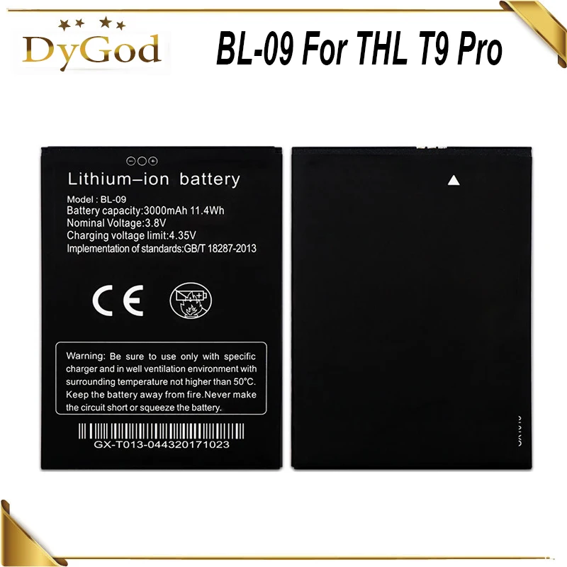 3000 мАч BL 09 батарея для THL T9 Pro Bateria Batterij аккумулятор|Аккумуляторы мобильных