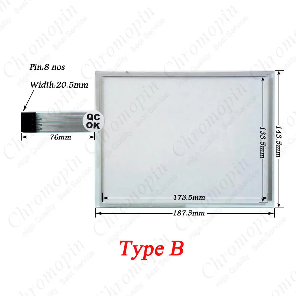 Touch Screen for B&ampR Power Panel 5MP181.0843-07 5MP181.0843.07 5MP181-0843-07 Glass Repair | Компьютеры и офис