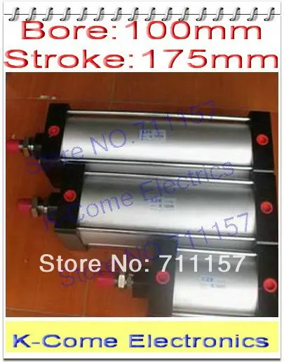 100 мм Диаметр 175 ход 1/2 &quotBSP тяга 100x175 Стандартный Пневматический воздушный