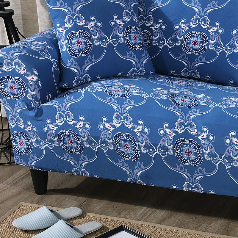 Bohemi Sofa Cover European Tight Elastic National Universal All-inclusive Stretch Couch L-style Sectional cover | Дом и сад