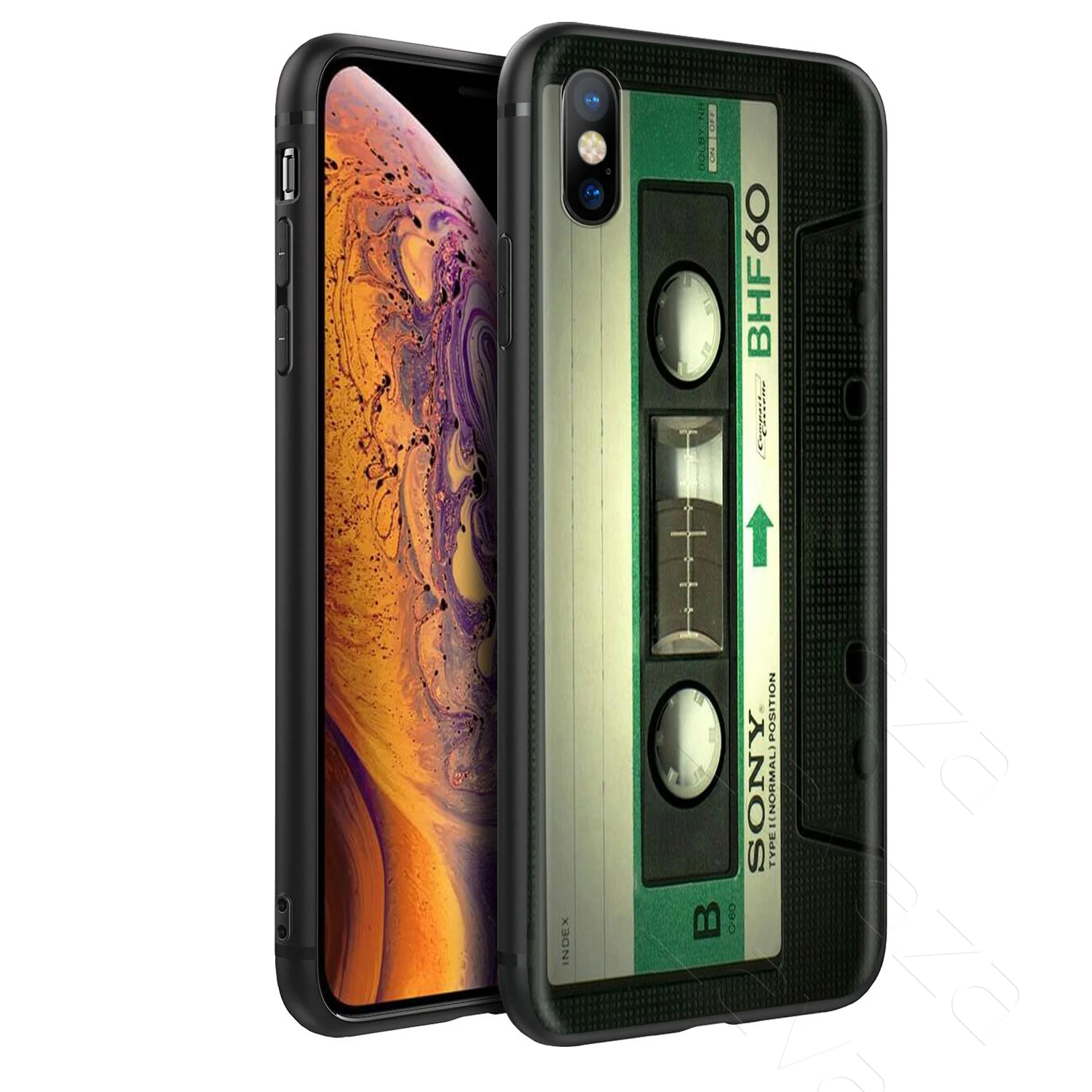 Lavaza оригинальный ретро Кассетный чехол для iPhone 11 Pro XS Max XR X 8 7 6 6S Plus 5 5s se |