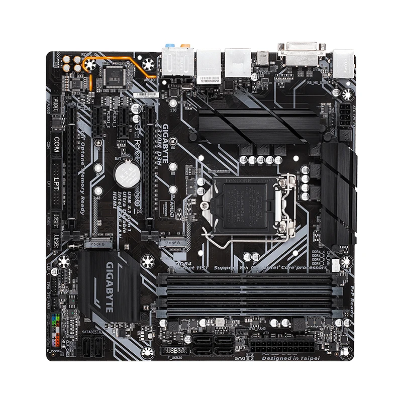 Б/у Материнская плата Gigabyte Z370M D3H GA-Z370M LGA1151 DDR4 Z370 PCI-E3.0 SATA3 USB3.0 поддержка i3 8100 i5 8500 I7