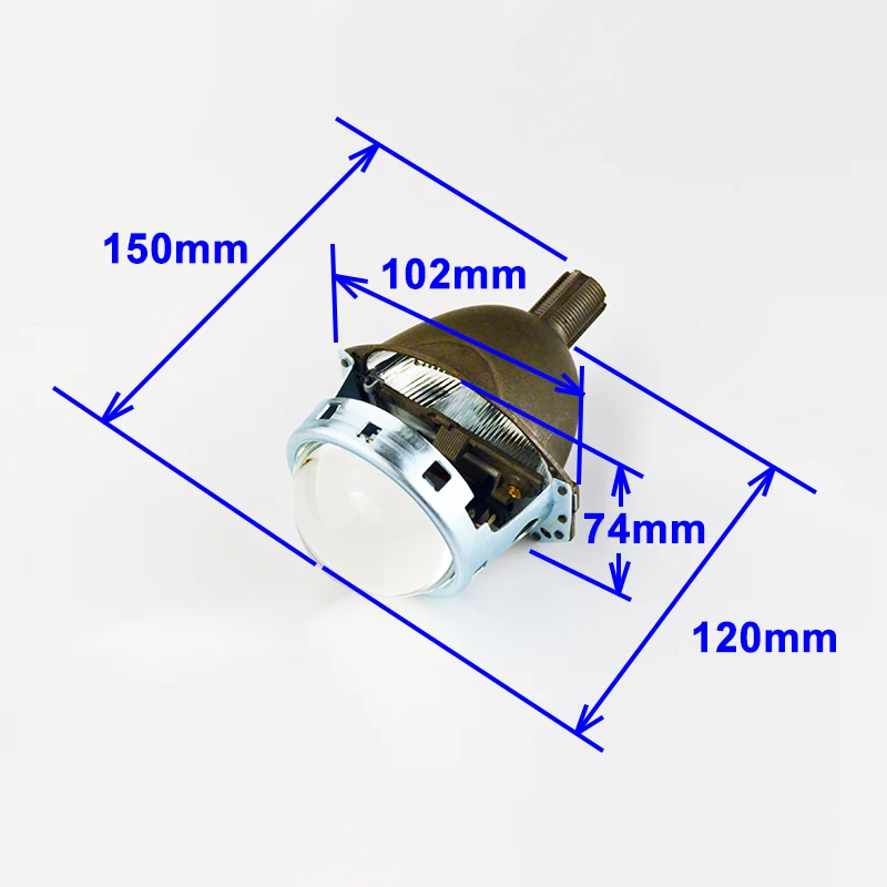 Hipppcron 3 &quotдюймов HID Биксеноновые линзы проектора кожух СПЕЦИАЛЬНЫЕ лампы для