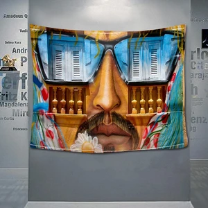 Hip Hop\Rock\Thrash Metal\ Reggae Music Gig Poster Large Flag Curtain Banner HD 4 Hole Tapestry Print Cloth Art Room Decoration