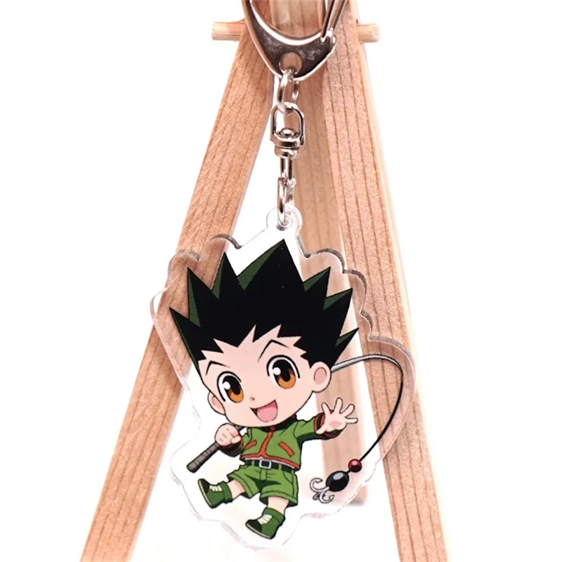 Брелок для ключей HUNTER x из аниме Killua Zoldyck Kurapika двусторонний брелок акриловый