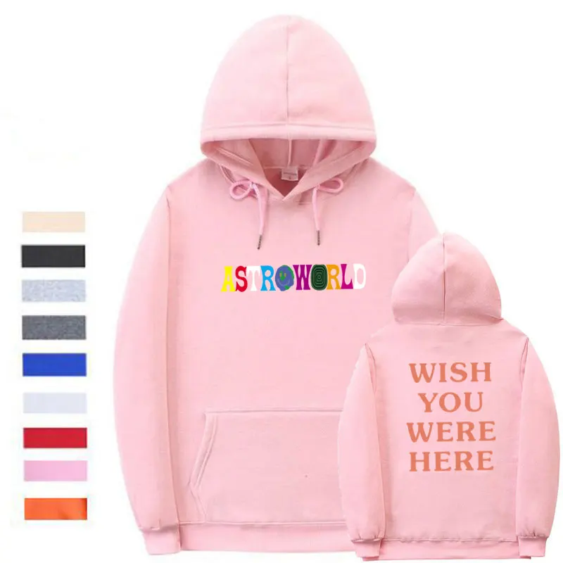 Pink XMS153 Уличная одежда, несколько стилей, Astroworld, толстовка с капюшоном, мужская и женская мода, с буквенным принтом, толстовки, пуловер - Цвет: Pink XMS153
