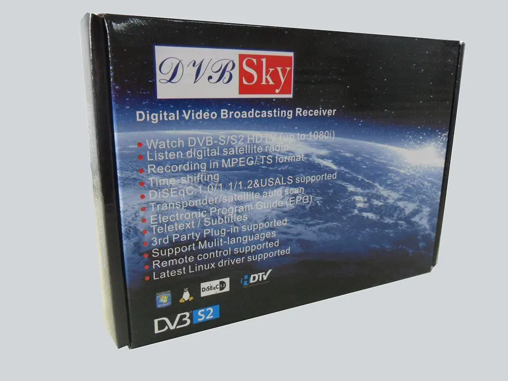 Dvbsky S960 BOX DVB S2 HD для приема спутникового тв Usb2.0 спутниковое цифровой ресивер