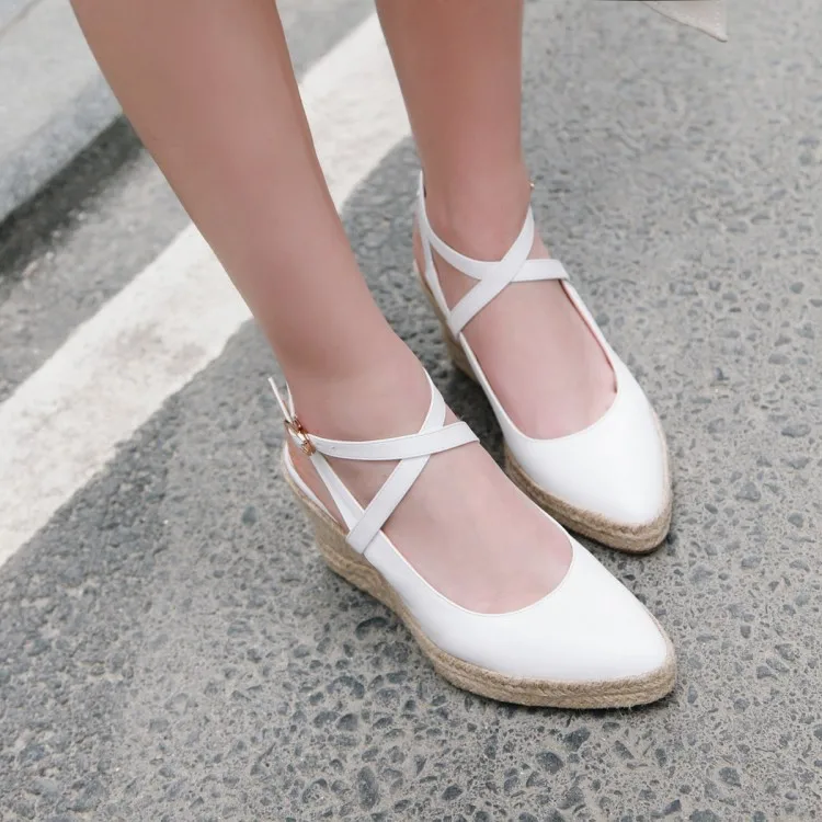 Sianie Tianie/ г.; летняя Прямая ; женская обувь; chaussure; Гладиаторы с перекрестными ремешками на танкетке; женские пикантные Босоножки на платформе; туфли-лодочки