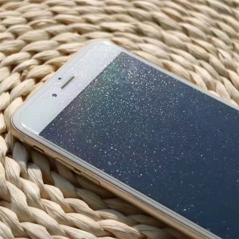 Закаленное стекло с алмазным блеском 2 шт. защитная пленка для iPhone 5S 6 6S 7 8 plus X XR