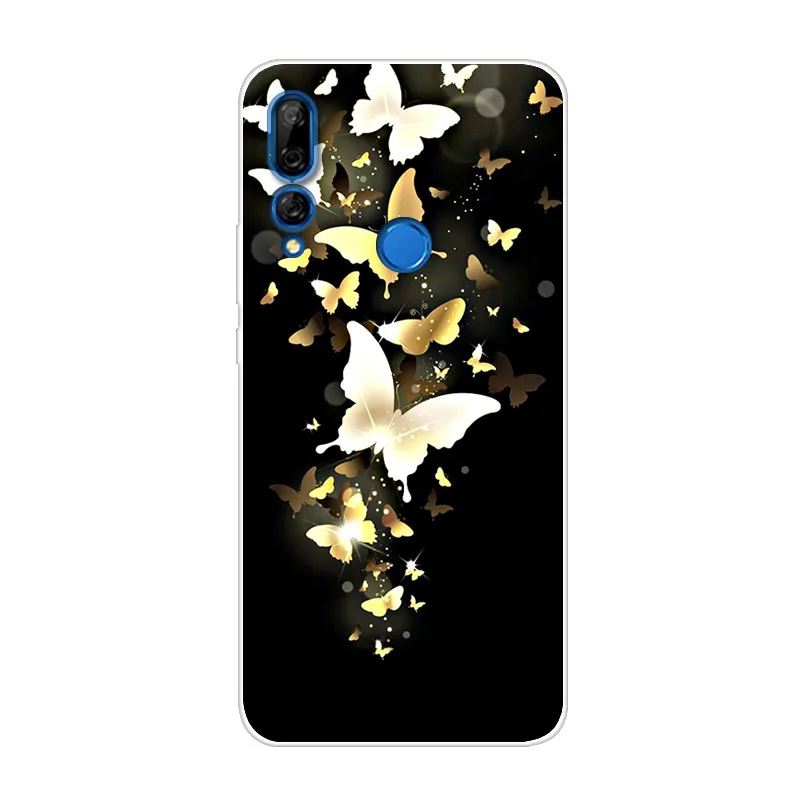 Чехол для Huawei Y9 2019 Мягкая силиконовая задняя крышка из ТПУ с мультяшным рисунком