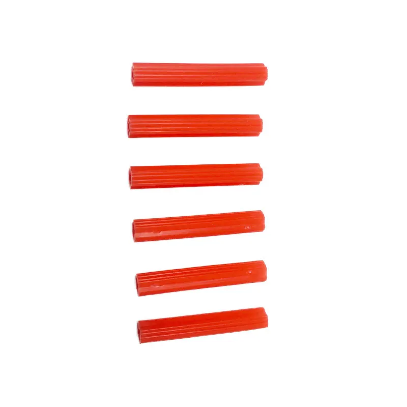 T.K.EXCELLENT Plastic Anchor Expansion Tube Orange Nylon Plug E6 50Pcs And CSK Self-tapping Screw With 1 Drill Bit | Обустройство