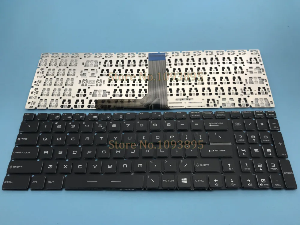 

NEW English keyboard For MSI Steelseries GL62 GL72 Gaming English keyboard No Backlit Paper
