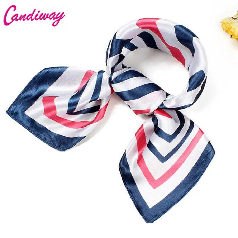 Платок женский квадратный 60 см|women bandana|small squaresquare silk scarves |