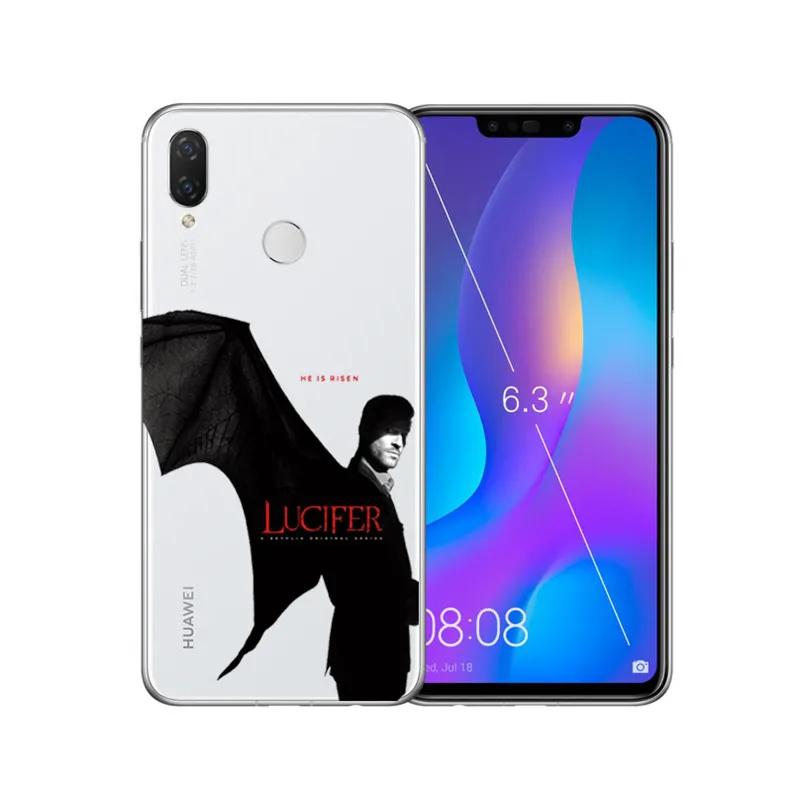 Американский Телевизор Degenerate angel Lucifer аксессуары для телефонов Чехол для huawei mate/P 8 9 10 20 Lite Plus прозрачный силиконовый чехол - Цвет: TPU