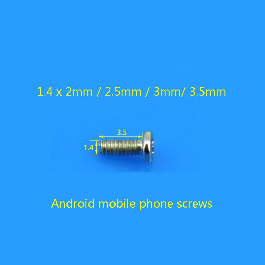 Юйси 15 сумок полный набор винтов Комплект запчастей для iphone 4 4s 5 5s 5c 6 6s plus 7+ Android винты для телефона+ пластиковая коробка