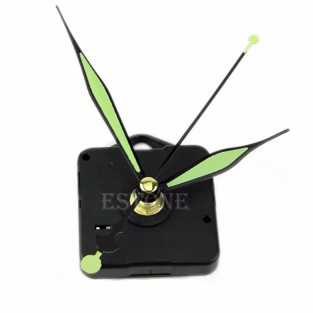 Бесшумные кварцевые настенные часы шпиндель механизм часть DIY ремонт | Дом и сад