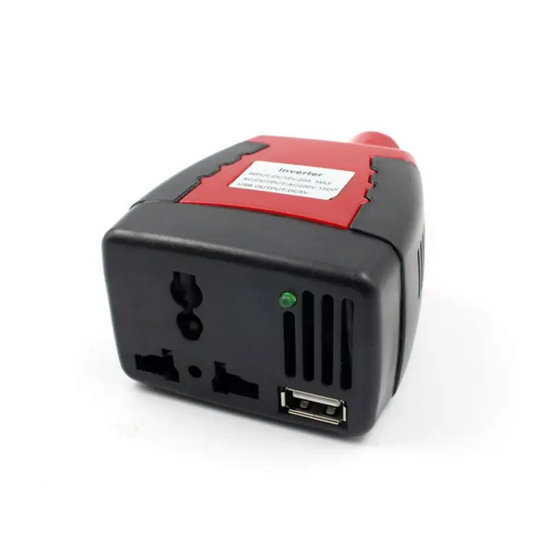 Hot 150W Car Inverter USB Power Supply DC 12 V - AC 220 Converter with 2.1A Dual Adapter Universal Socket | Автомобили и
