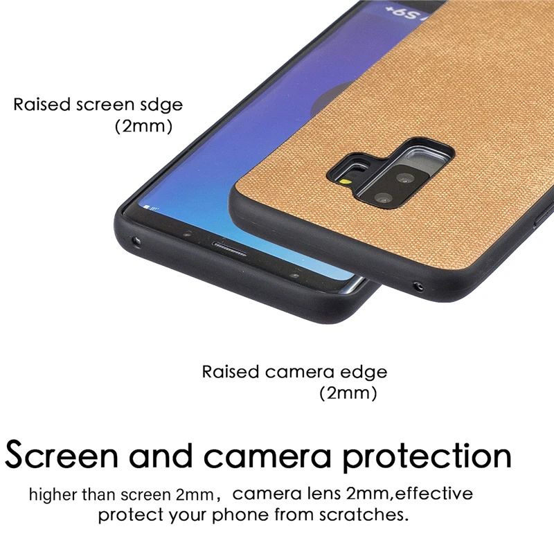 Чехол для Samsung S9 Plus роскошный мягкий деним и ТПУ 2 в 1 чехол Funda телефона |