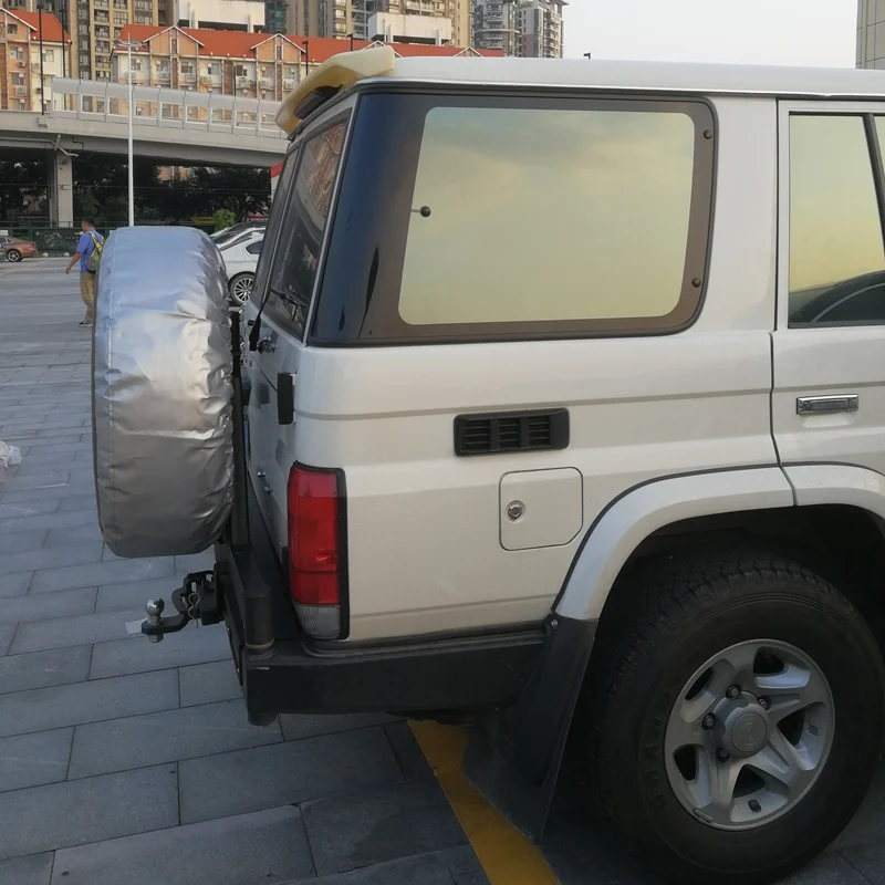 Для TOYOTA LC71/LC76 спойлер на крыше Land Cruiser Bundera высокого качества ABS Материал заднее