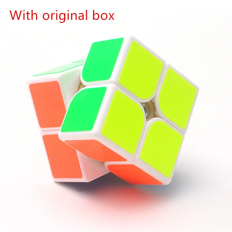 2x2x2 магический скоростной куб без наклеек профессиональная головоломка Cubo Magico 2x2 куб Развивающие игрушки для детей подарок на день рождения - Цвет: style 2