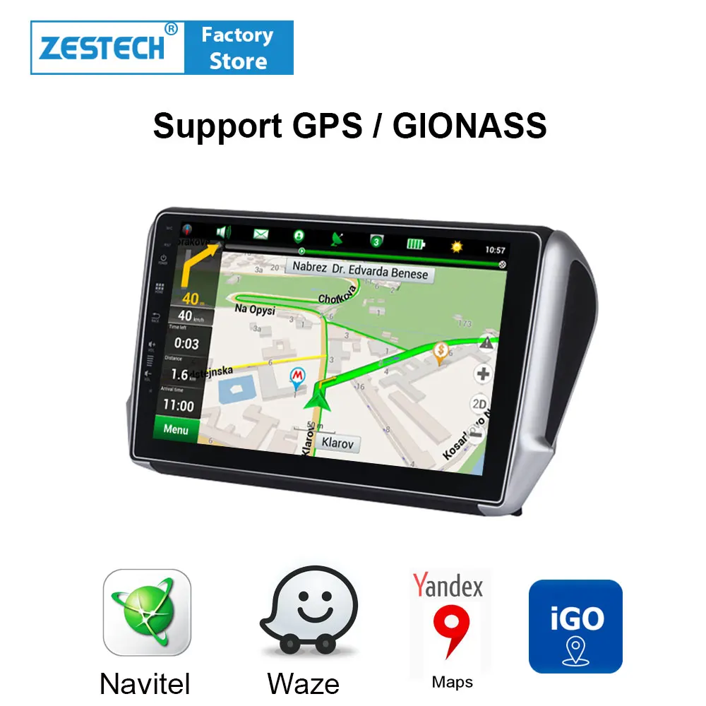 ZESTECH 64 Гб 2.5D экран Android 9 0 авто радио для Peugeot 208/2008 2012 2016 2017 автомобильное стерео