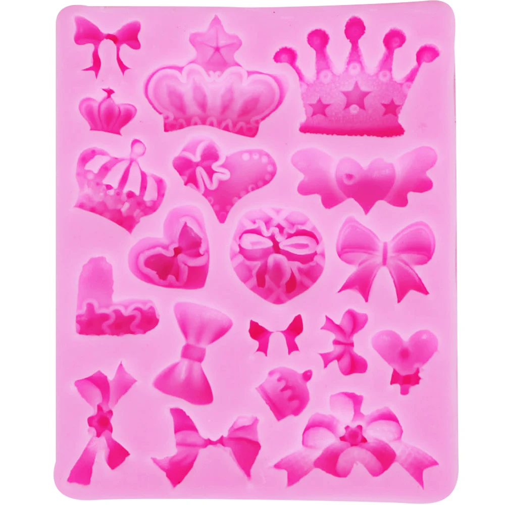 3D благородство торт Fondant (сахарная) Торт украшения Корона декоративные выпечка