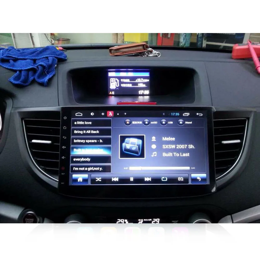 Aoluoya 2 ГБ Оперативная память Android 7 1 Автомобильный DVD Радио gps навигации для Honda CRV CR V