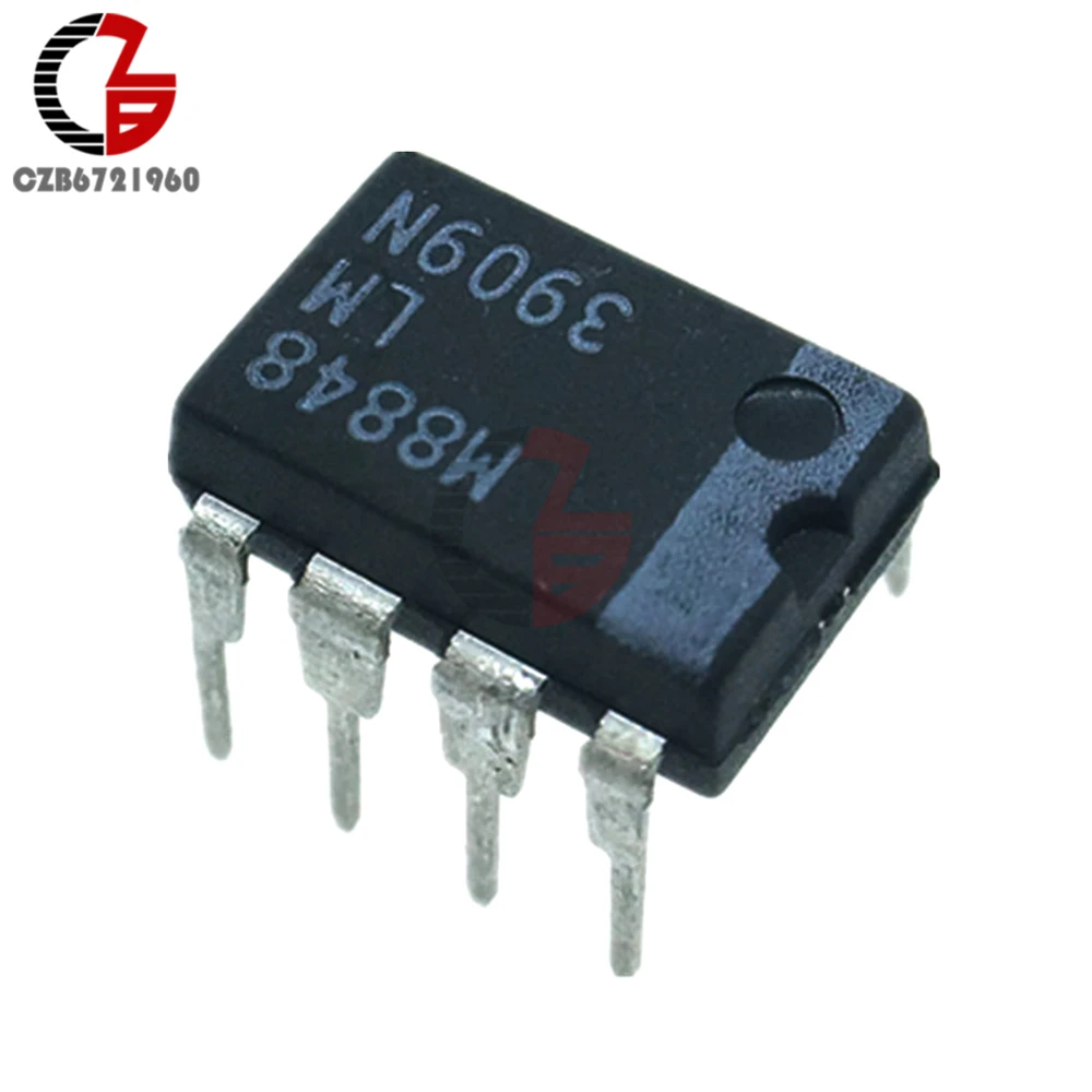 Светодиодный осциллятор Flasher IC NSC DIP 8 LM3909N LM3909|lm3909|nscnsc silver |