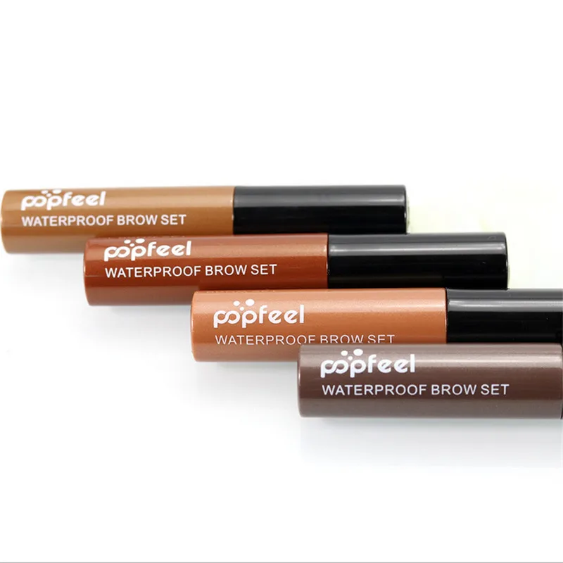 

popfeel Eye Brow Pencil Pen Makeup Fine Eyebrow Enhancer Waterproof Brow Make Up Cosmetic Natural Eyebrow Perfect Gel Eyebrow