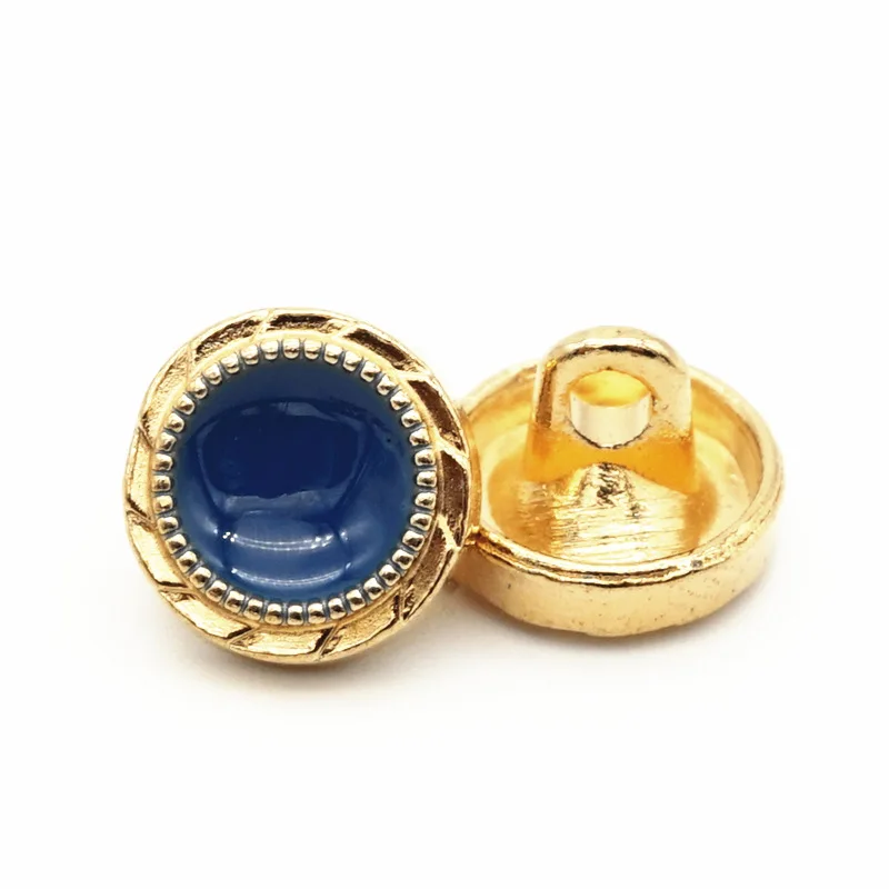 50pcs/lot Metal coats dripping oils buttons men and women black suits shirts dresses high-end gold coat C2-53 | Дом и сад