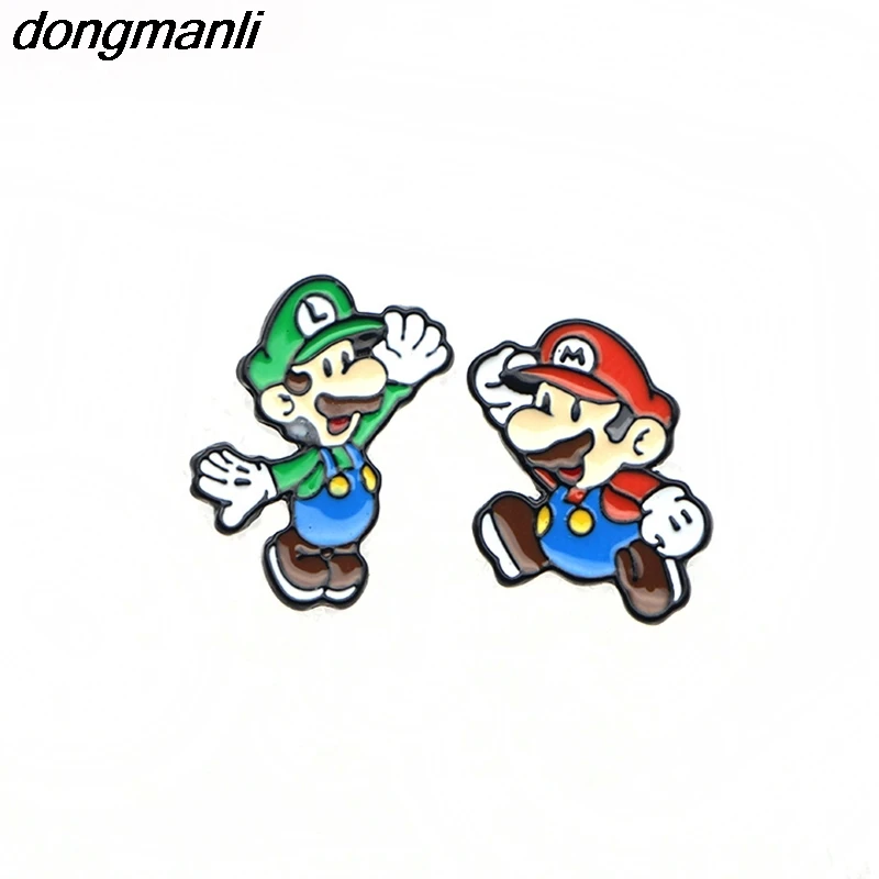 WS1325 Dongmanli Новое поступление игра милый Марио Монстр женские серьги-гвоздики детский подарок Модные женские ювелирные аксессуары
