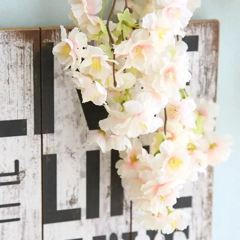 High quality 53 Inches Artificial Cherry blossoms Flowers Silk flowers for wedding home decoration | Дом и сад
