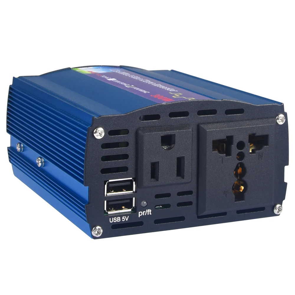 Инвертор 300 Вт DC12V вход в AC220V выход автомобильный преобразователь мощности с USB