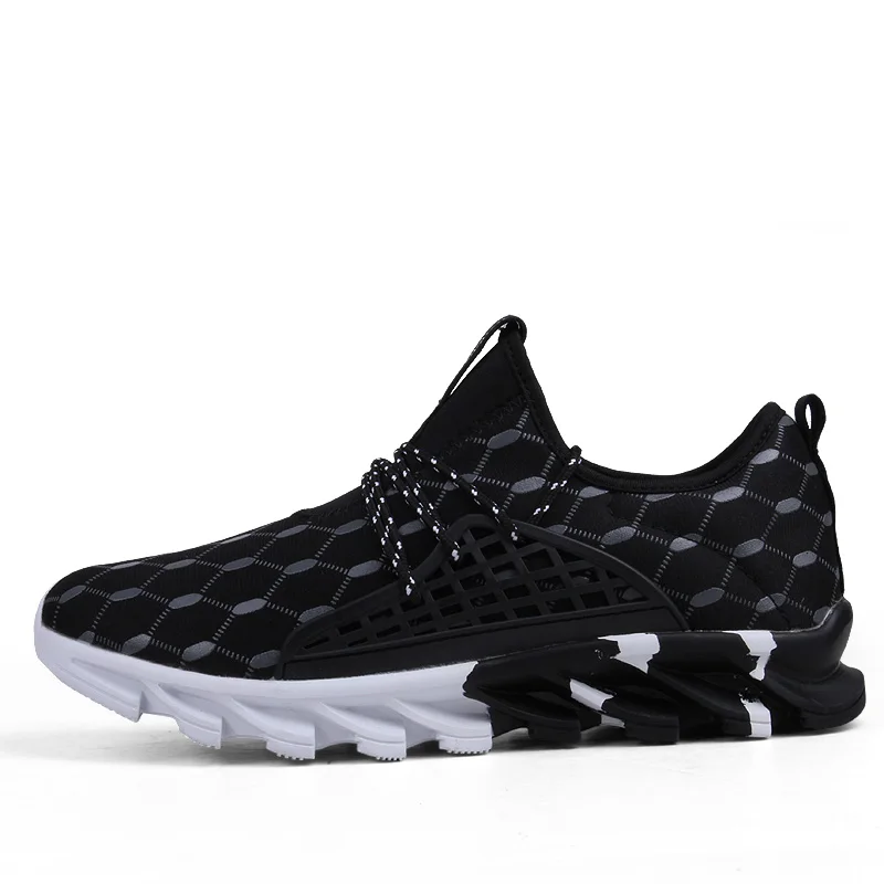 Causal Shoes for Man Breathable Mesh Male Black Outdoor Walking Sneakers Men Footwear 1701 | Обувь
