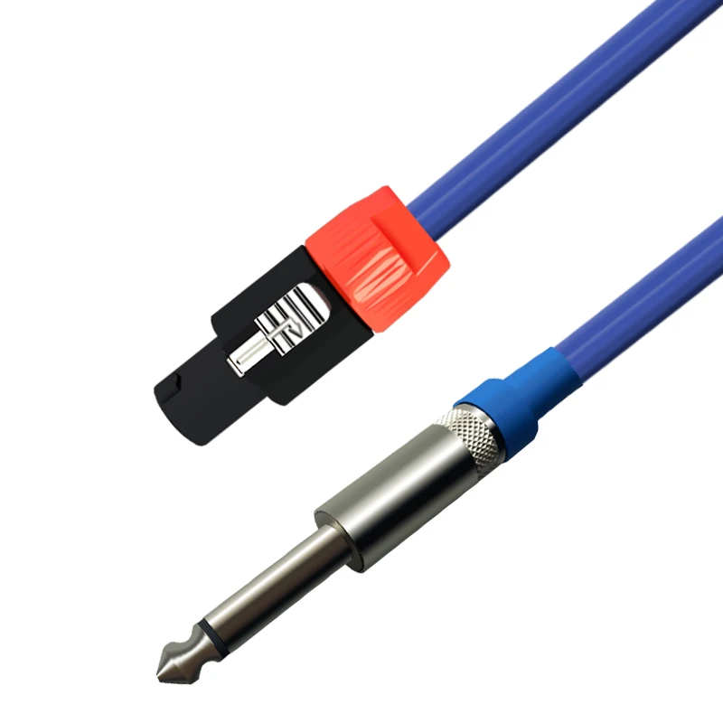 

NL4FC Speaker Cable Speakon to 6.35mm 1/4" TS Jack 6.5 Stage Amplifier Speakon Audio Cable Wire OFC 1M 2M 3M 5M 8M