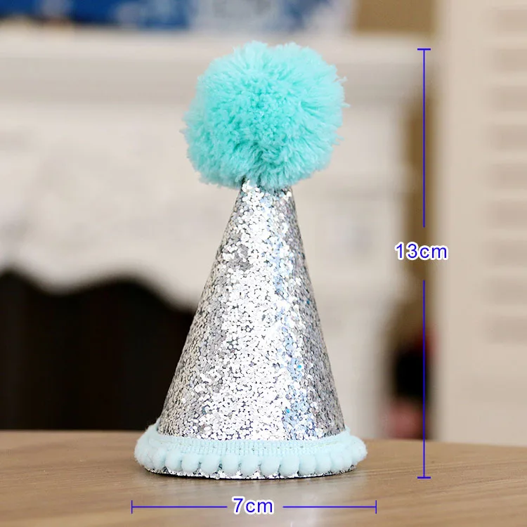 1 шт. красочные детские на день рождения шляпа DIY Гренадин Шапки для фотографии и для дня рождения/свадьбы/для рождественской вечеринки украшения поставки