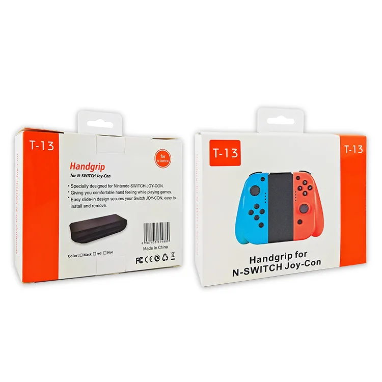 Беспроводной Pro Handgrip Bluetooth джойстики Joy-Con(L/R) игровые контроллеры геймпад для Nintendo Switch NS консоли синий и красный